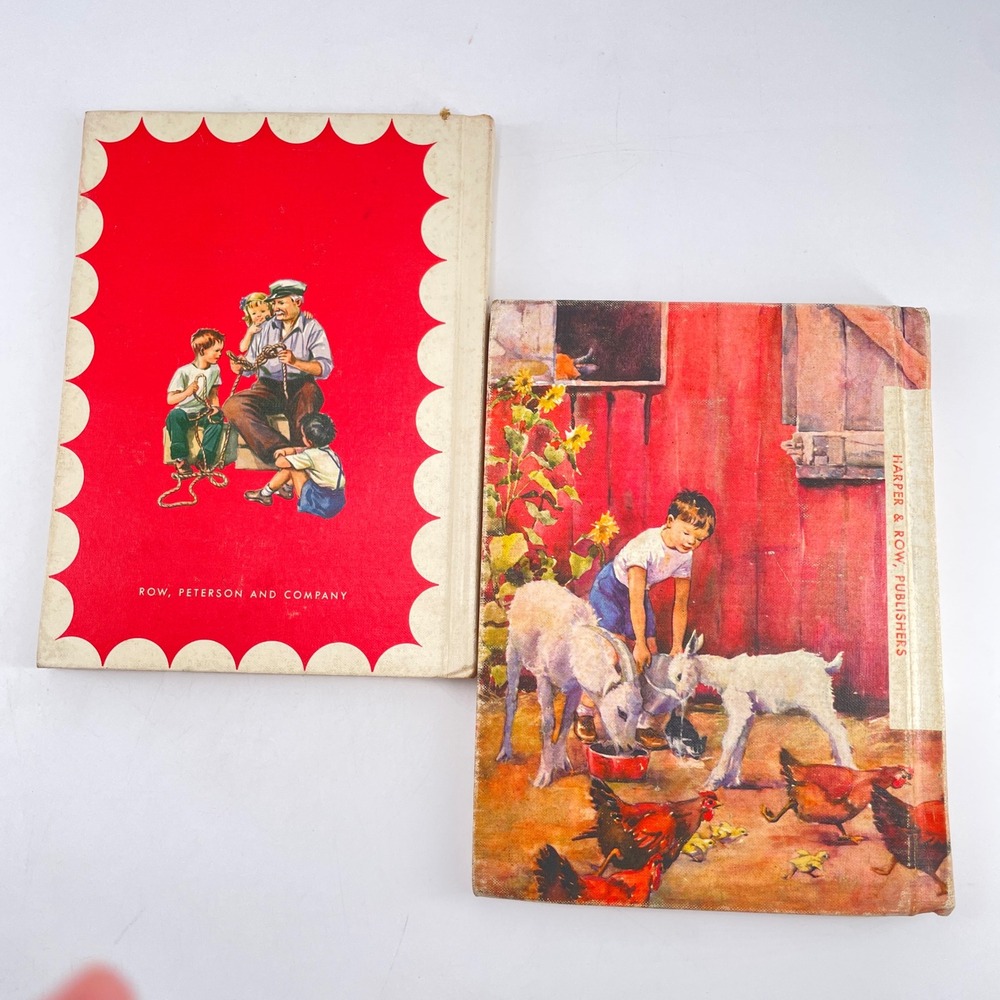 Vintage Alice and Jerry Books The Wishing Well Day In and Day Out Primers 1960s